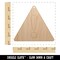 Warning Symbol Exclamation Mark Unfinished Craft Wood Holiday Christmas Tree DIY Pre-Drilled Ornament